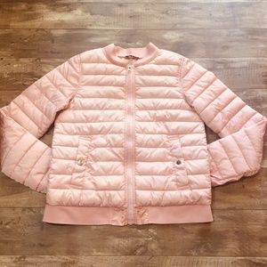 Pink puffer jacket - EUC ;)